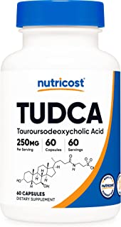 Book Cover Nutricost Tudca 250mg, 60 Capsules (Tauroursodeoxycholic Acid) - Premium Quality