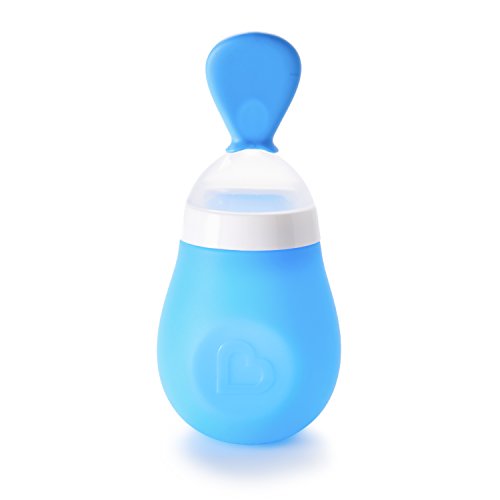 Book Cover Munchkin Squeeze Baby Food Dispensing Spoon, Blue