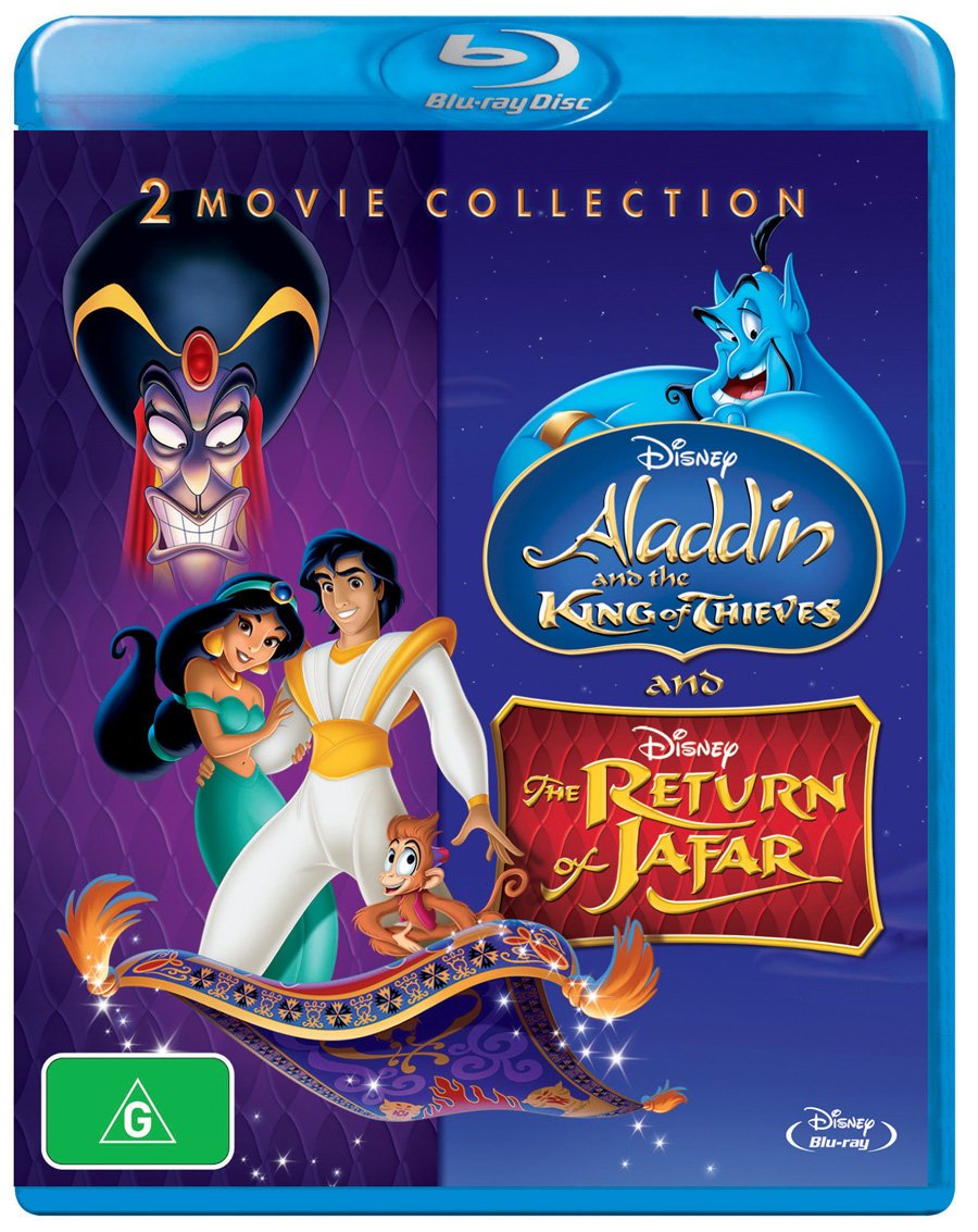 Book Cover Aladdin and the King of Thieves / Return of Jafar [Blu-ray]