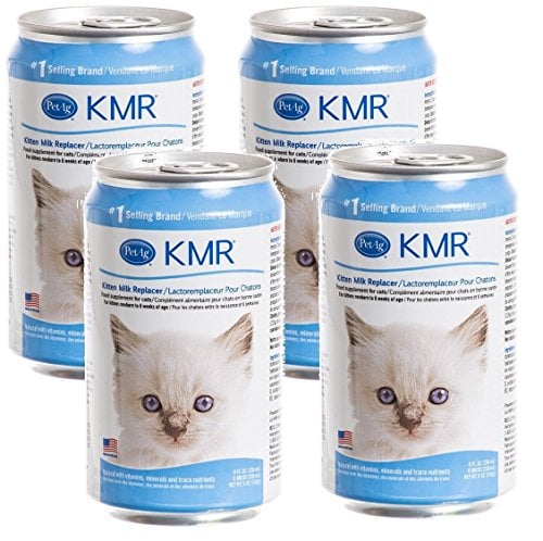Book Cover (4-Pack) KMR Liquid Milk Replacer for Kittens and Cats, 8-Ounce Cans
