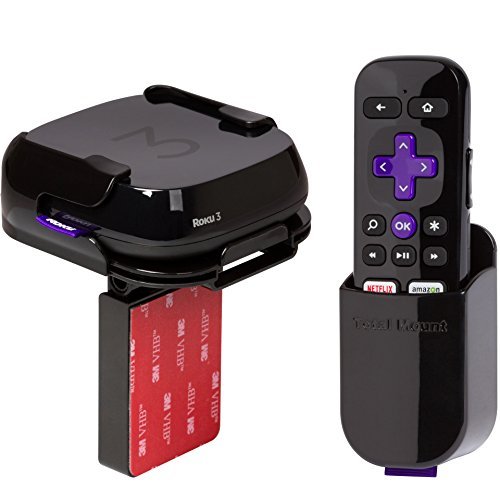 Book Cover TotalMount Roku Mounting Shelf and Remote Holder (Compatible with Roku 3, Roku 2, and Roku 1)