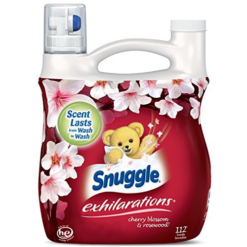 Book Cover Snuggle Exhilarations Concentrated Fabric Softener Liquid, Cherry Blossom Charm, 96 Fluid Ounce