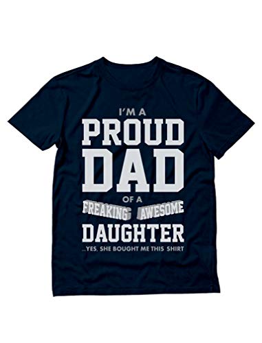 Book Cover Tstars Proud Dad Shirt Gifts for Dads from Daughter Fathers Day Funny Shirts for Men XX-Large Navy