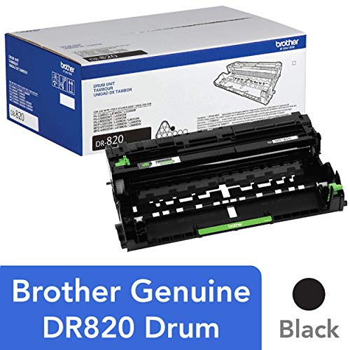 Book Cover Brother Genuine Drum Unit, DR820, Seamless Integration, Yields Up to 30,000 Pages, Black