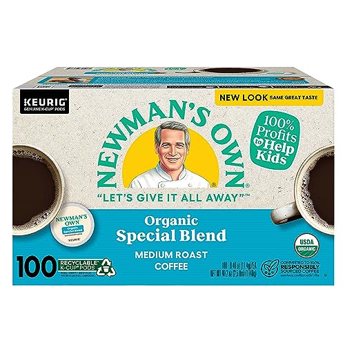 Book Cover Newman's Own Special Extra Bold Blend Coffee Single-Serve K-Cups, Medium Roast, 100 Count (Packaging May Vary)