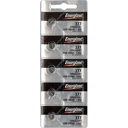 Book Cover Energizer 377 / 376 Watch Batteries (Pack of 5)