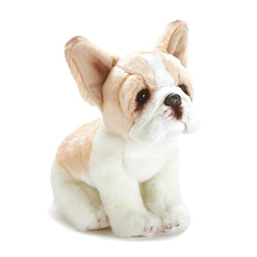 Book Cover Nat and Jules Sitting Small French Bulldog Light Brown And White Children's Plush Stuffed Animal