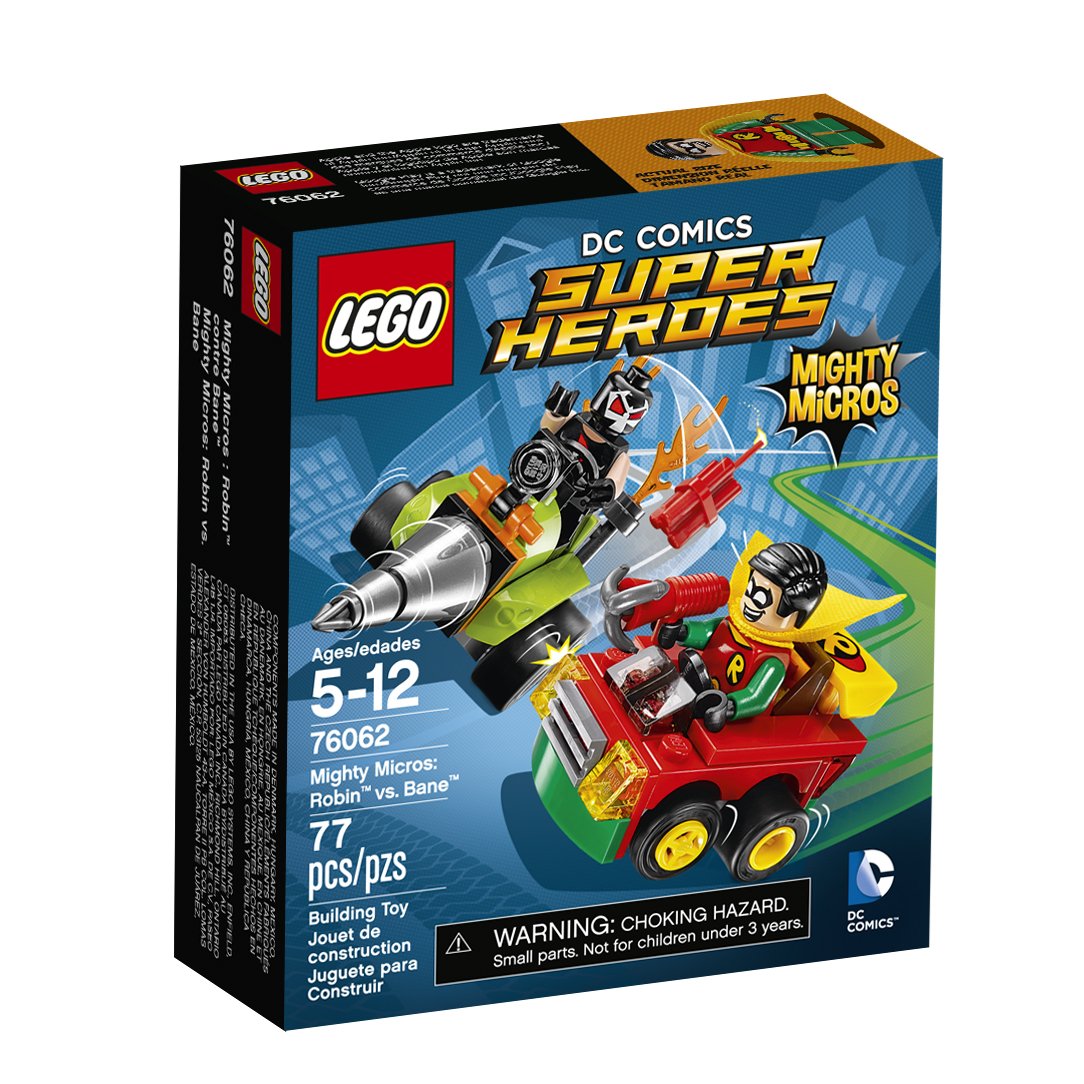 Book Cover LEGO DC Comics Super Heroes Mighty Micros: Robin vs. Bane (76062)