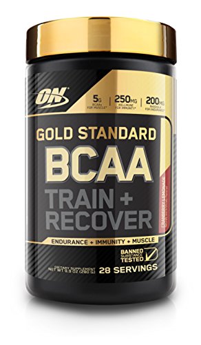 Book Cover Optimum Nutrition Gold Standard BCAA, Cranberry Lemonade, 28 Servings, Branched Chain Amino Acids, 5g BCAA blend