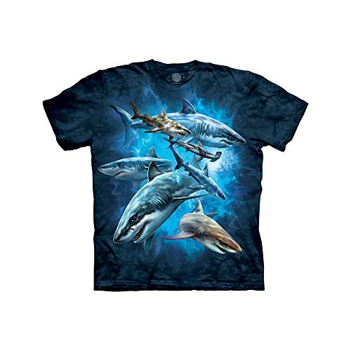 Book Cover The Mountain Kids Shark Collage T-Shirt
