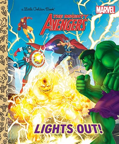 Book Cover Lights Out! (Marvel: Mighty Avengers) (Little Golden Book)
