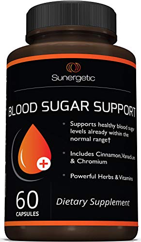 Book Cover Premium Blood Sugar Support Supplement - Helps Support Healthy Blood Sugar & Glucose Levels - Includes Bitter Melon Extract, Vanadium, Chromium, Cinnamon, Alpha Lipoic Acid (60 Capsules)