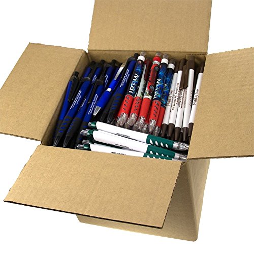 Book Cover 5lb Box of Assorted Misprint Ink Pens Ballpoint Retractable Office Big Bulk Lot by DG Collection