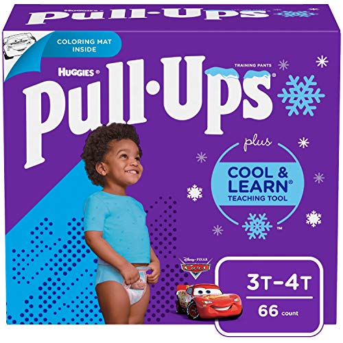 Book Cover Pull-Ups Cool & Learn Boys' Training Pants, 3T-4T, 66 Ct