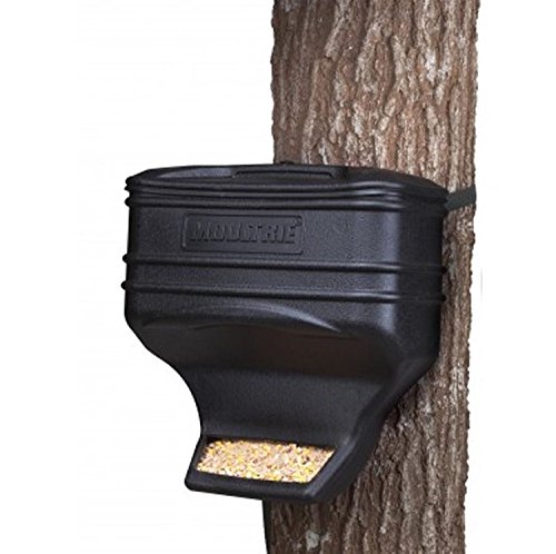Book Cover Moultrie Feed Station | Gravity Feeder | UV-Resistant Plastic | 40 lb. Capacity | Strap included