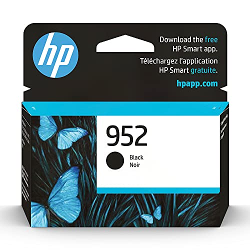 Book Cover Original HP 952 Black Ink Cartridge | Works with HP OfficeJet 8702, HP OfficeJet Pro 7720, 7740, 8210, 8710, 8720, 8730, 8740 Series | Eligible for Instant Ink | F6U15AN