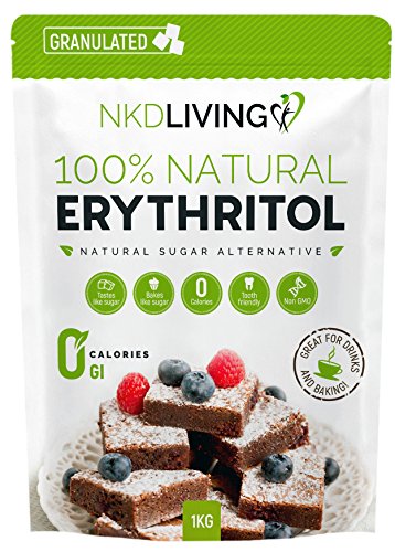 Book Cover 100% Natural Erythritol 1 Kg | Granulated ZERO Calorie Sugar Replacement