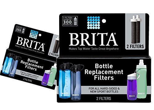 Book Cover Brita Hard Sided and Sport Bottle Replacement Filter (4 count)