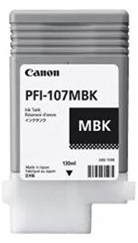 Book Cover Canon PFI-107MBK 130ml Matte Black Ink Cartridge