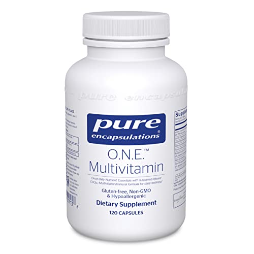 Book Cover Pure Encapsulations O.N.E. Multivitamin | Once Daily Multivitamin with Antioxidant Complex Metafolin, CoQ10, and Lutein to Support Vision, Cognitive Function, and Cellular Health* | 120 Capsules