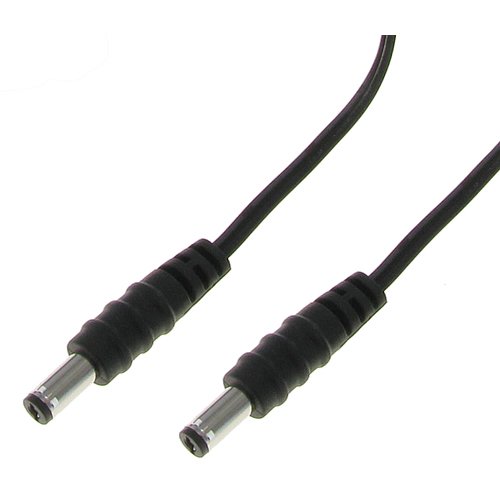 Book Cover Valley Enterprises 6' Male to Male 2.1mm x 5.5mm Plug DC Power Adapter Cable 20GA