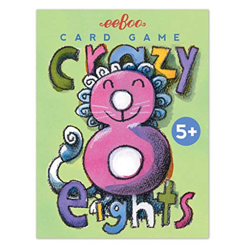 Book Cover eeBoo Crazy Eights Card Game for Kids