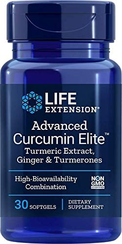 Book Cover Advanced Bio-Curcumin with Ginger and Turmerones 30 Softgels