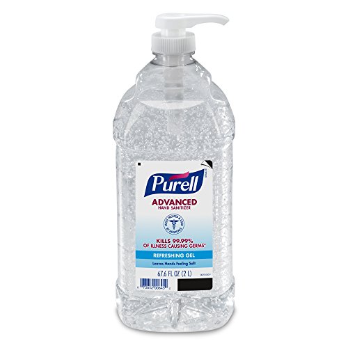 Book Cover PURELL Advanced Hand Sanitizer Refreshing Gel for Workplaces, Clean Scent, 2 Liter pump bottle (Pack of 1) – 9625-04-EC