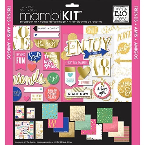 Book Cover me & my BIG ideas Colorful Metallics Page Kits, 12-Inch by 12-Inch