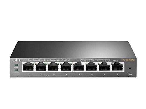 Book Cover TP-LINK 8-Port Gigabit Easy Smart Switch with 4-Port PoE