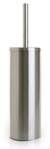 Book Cover BINO 'Mona' Toilet Brush & Holder with Removable Drip Cup, Brushed Nickel