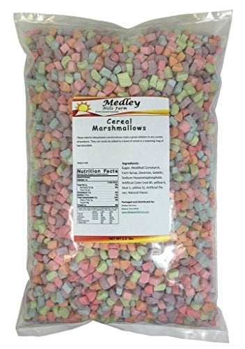 Book Cover Medley Hills Farm Assorted Dehydrated Marshmallow Bits Cereal Marshmallows 1.5 lbs