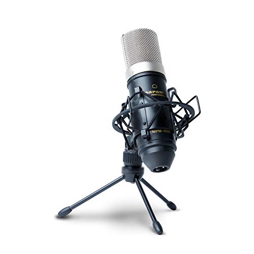 Book Cover Marantz Professional MPM-1000 - Studio Recording Condenser Microphone with Desktop Stand and Cable - for Podcast and Streaming Projects