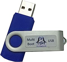 Book Cover Linux 6-in-1 Operating Systems Collection Install / Recovery MultiBoot Bootable USB Flash Thumb Drive for PCs and MAC