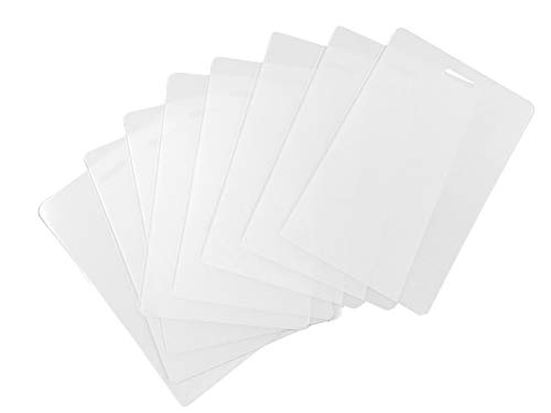 Book Cover Hot 5 Mil Luggage Tag Laminating Pouches With Slot [Pkg of 500] 2-1/2 x 4-1/4 Clear