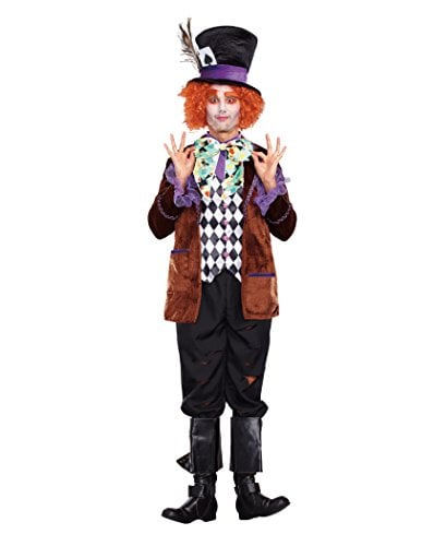 Book Cover Dreamgirl Men's Hatter Madness Costume