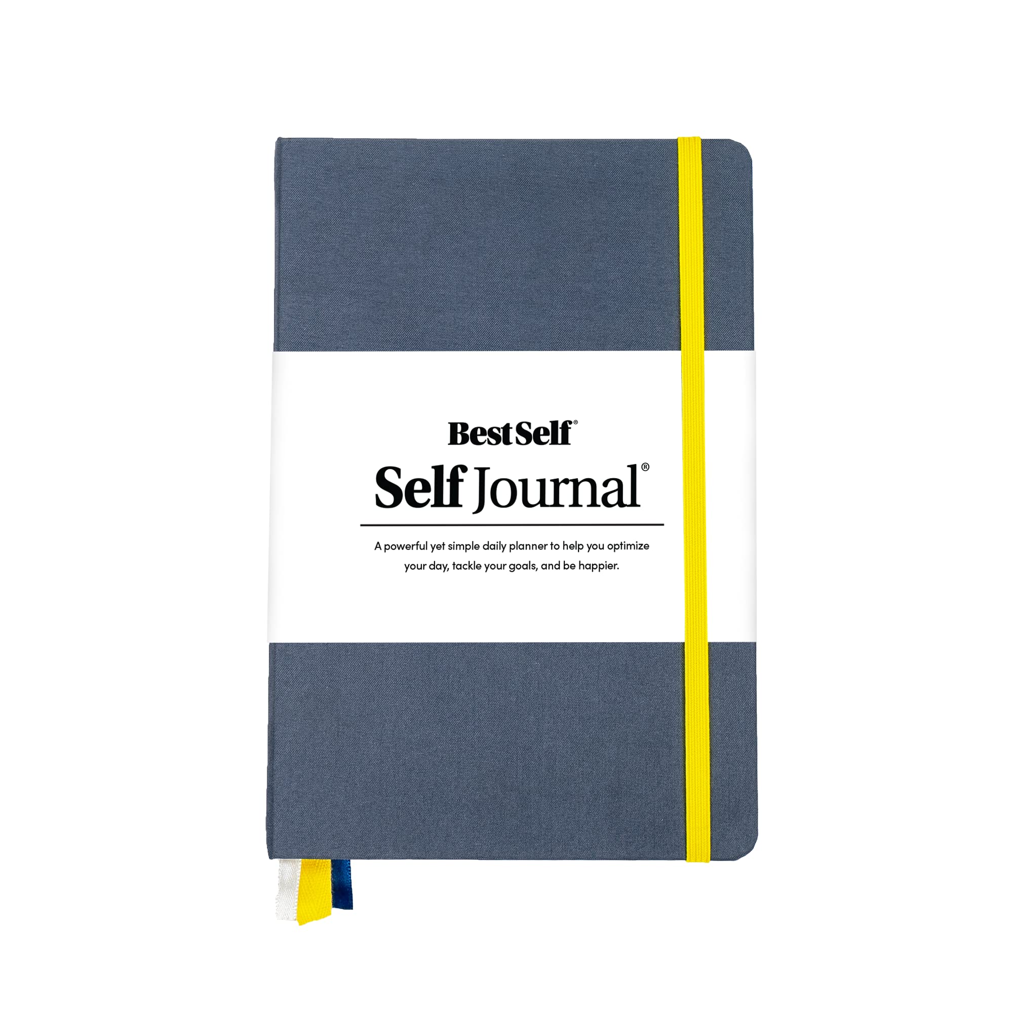 Book Cover BestSelf Self Journal Navy - 13-Week Journal for Planning with Productivity Tools and Templates, Undated Journal for Women or Men or Anyone 1 Pack Navy