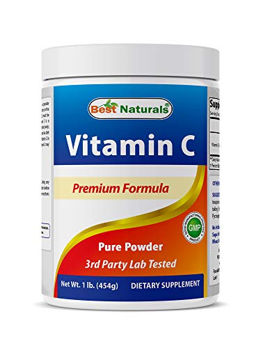 Book Cover Best Naturals 100% Pure Vitamin C Powder 1 lb (454 Grams) Powder (Also Called Ascorbic Acid)