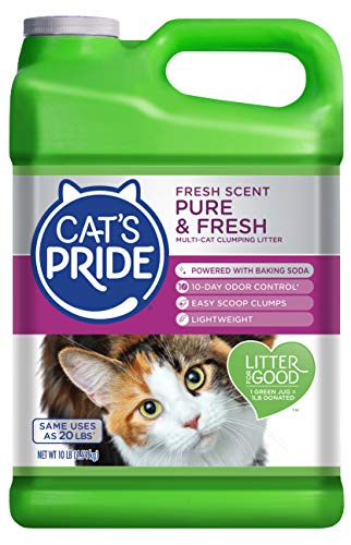 Book Cover Cat's Pride Fresh & Light Ultimate Care Scented Multi-Cat Litter, 10 Pound, Single Pack