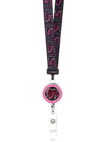 Book Cover ID Avenue Ribbon Lanyard With Badge Reel Courage by ID Avenue