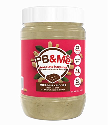 Book Cover PB&Me Powdered Peanut Butter, Keto Snack, Gluten Free, Plant Protein, Chocolate, 16 Oz