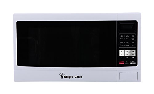 Book Cover Magic Chef MCM1611W 1100W Oven, 1.6 cu. ft, White Microwave,