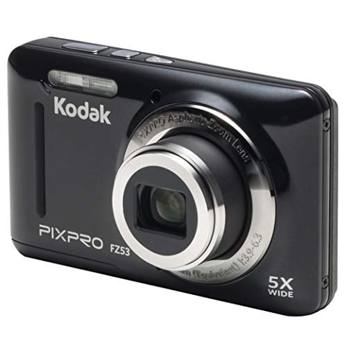 Book Cover Kodak PIXPRO Friendly Zoom FZ53-BK 16MP Digital Camera with 5X Optical Zoom and 2.7