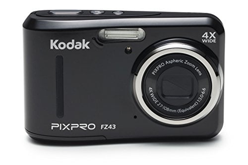 Book Cover Kodak PIXPRO Friendly Zoom FZ43-BK 16MP Digital Camera with 4X Optical Zoom and 2.7