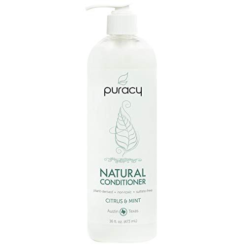 Book Cover Puracy Natural Conditioner, Hypoallergenic, Silicone-Free, All Hair Types, 16 Ounce