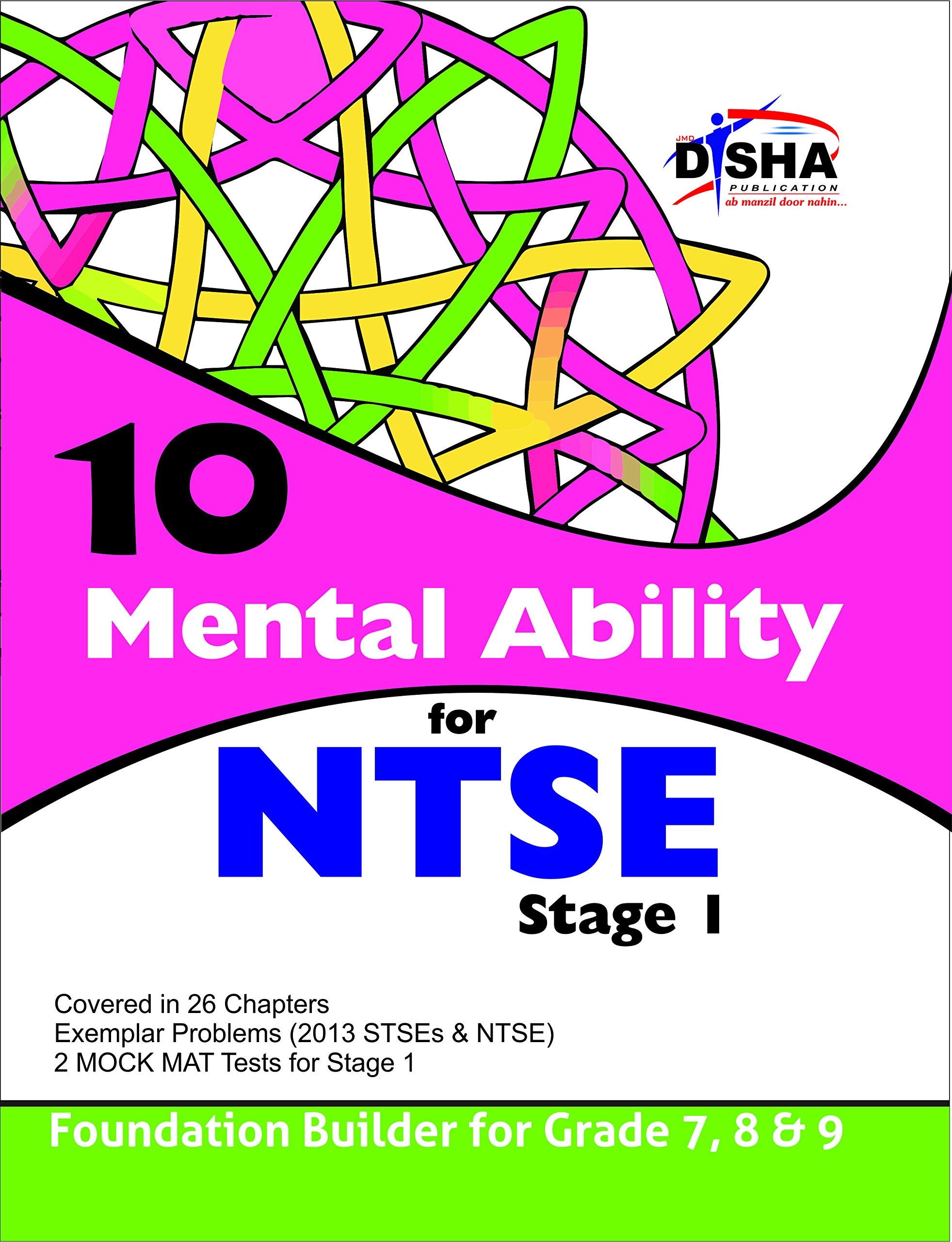 Book Cover Mental Ability for NTSE for class 10 (Quick Start for grade 7, 8, & 9)
