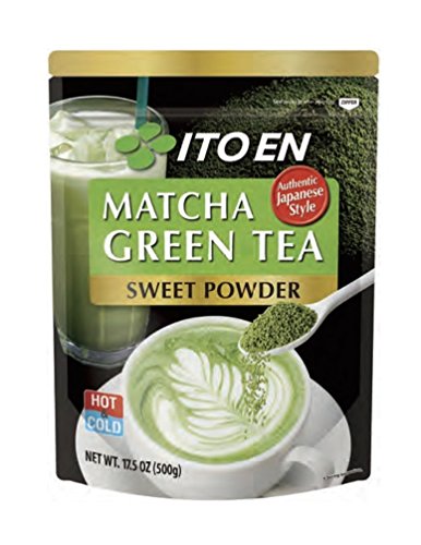 Book Cover Ito En Matcha Green Tea, Sweet Powder, 17.5 Ounce (Pack of 1), Sweetened Green Tea Powder