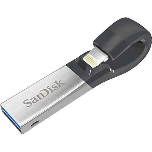 Book Cover SanDisk 32GB iXpand Flash Drive for iPhone and iPad - SDIX30C-032G-GN6NN, Black