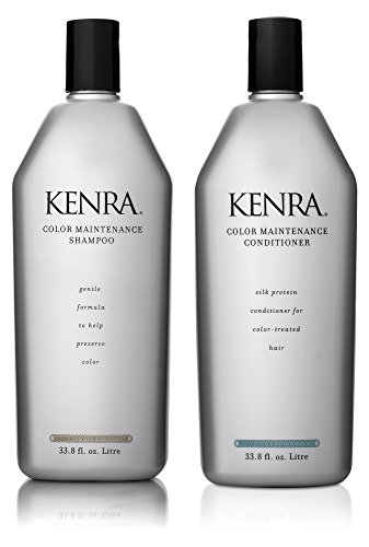 Book Cover Kenra Color Maintenance Shampoo and Conditioner Set, 33.8-Ounce
