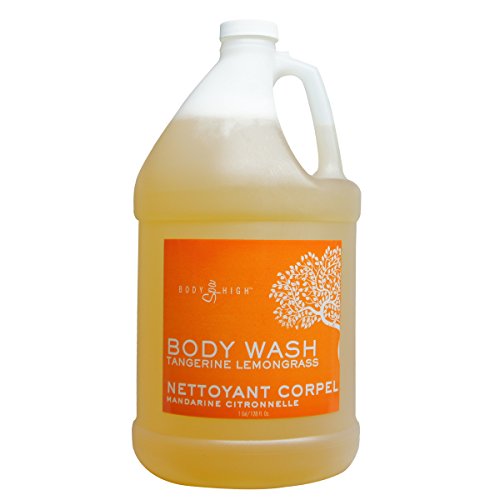 Book Cover Tangerine Lemongrass Body Wash Spa Massage Salon Scented- Gallon Bottles (1 Gallon)
